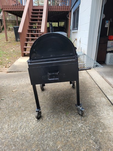 Black barbecue grill - barbecue,