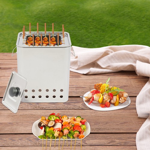 Portable square barbecue - portable,