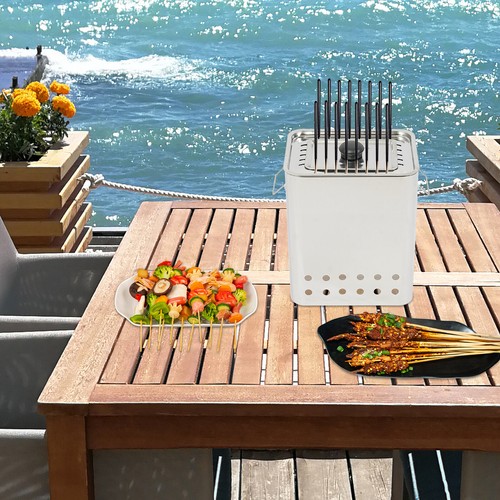Portable square barbecue - portable,